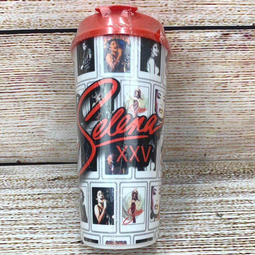 Selena Quintanilla XXV 25th Anniversary Red Lid Tumbler Cup‎ Whirley New Sealed